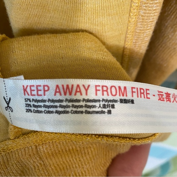 Free People Beach Bi Coastal Gold Open Duster Cardigan Sz XL - Picture 8 of 10